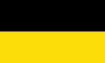 Flag black yellow 5x3